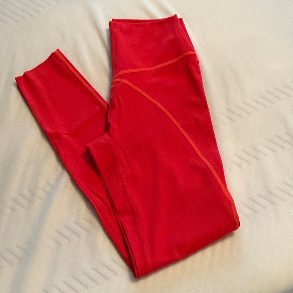 Aerie offline 7/8 Red Leggings high rise small